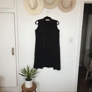 💫Vintage black denim dress